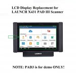 LCD Display Screen Replacement for LAUNCH X431 PAD III PAD3